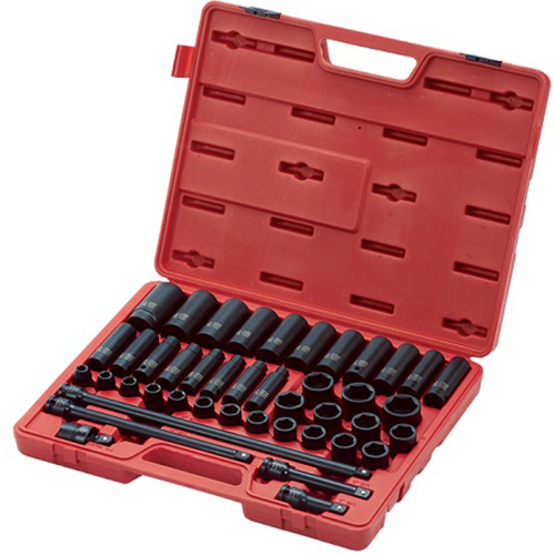 Sunex 2569 1 2 Drive Metric Impact Socket Set ToolDiscounter