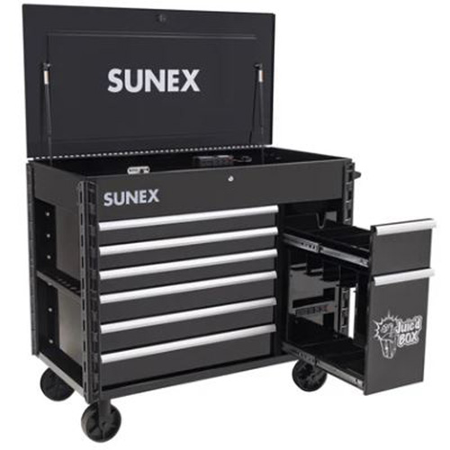 Sunex 8065PCBK JUIC'D BOX 50" Powered Cart