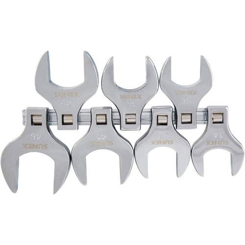 Sunex 9740A 7-Piece Metric Jumbo Crowfoot Wrench Set