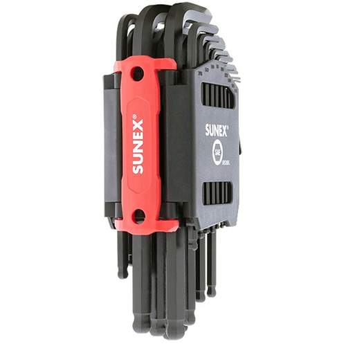 Sunex 98526BL 26-Piece SAE &amp; Metric Ball End Long Arm Hex Key Set