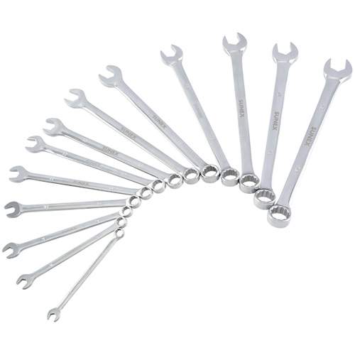 Sunex 9911M Metric 12-Point V-Groove 13-Piece Wrench Set in EVA Foam