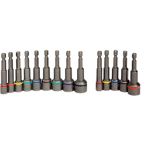Sunex 9933 14 Piece SAE And Metric Magnetic Nut Setter Set