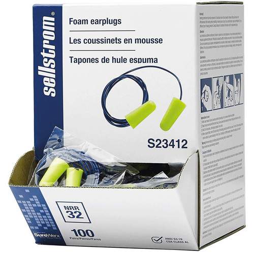 SELLSTROM S23412 Disposable Bullet Shape Ear Plugs