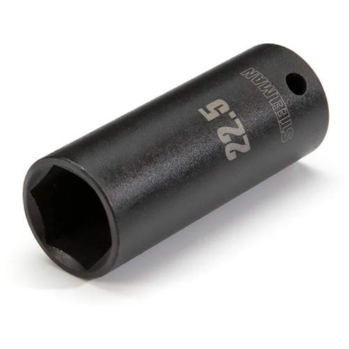 Steelman 61022 22.5mm x 1/2-Inch Drive Thin Wall Deep Impact 6-Point Socket