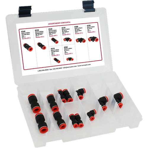 S.U.R. & R. K555 Nylon Fuel Line Union Assortment