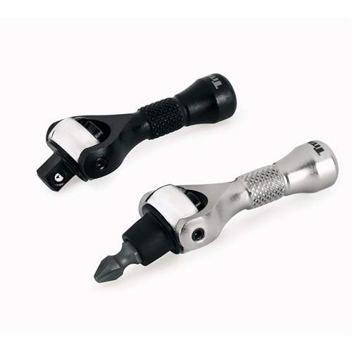 Titan 11332 2Piece 1/4" Drive Nano Ratchet and Ratcheting Bit Driver