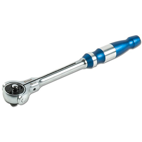 Titan 12168 3/8In Dr 10In Swivel Head Ratchet