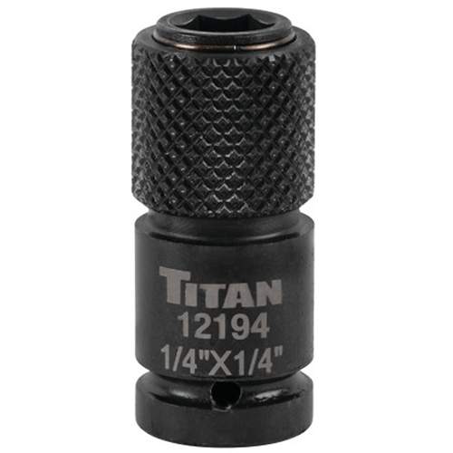 Titan 12194 1/4 in. Drive Quick-Change Hex Drive Impact Adapter