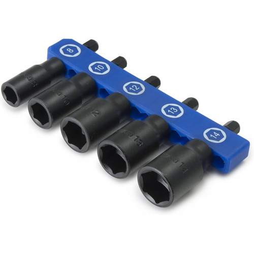 Titan 15221 5-Piece Metric Impact Grade Nut Driver Set