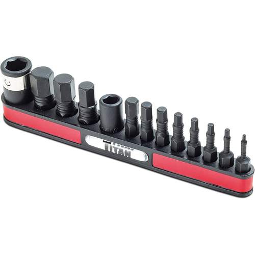 Titan 16037 SAE Impact Hex Bit Set