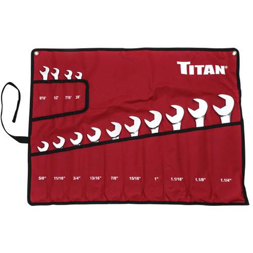 Titan 17283 14 pc. SAE Angle Head Wrench Set