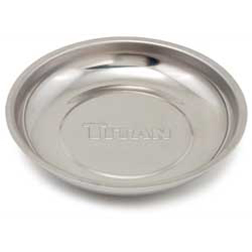 Titan 21264 5-7/8 Inch Round Magnetic Parts Tray