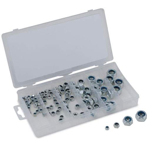 Titan 45243 Titan&reg; 100-Piece Metric Nylon Locknut Assortment