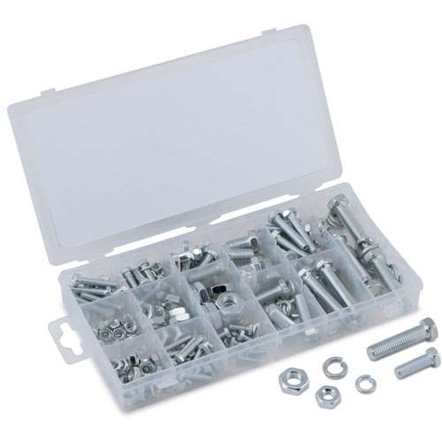 Titan 45333 Titan&reg; 240-Piece Zinc USS Nut and Bolt Assortment