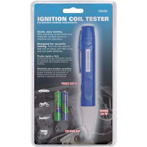 Waekon 76500 Ignition Coil Tester, Batteries Included