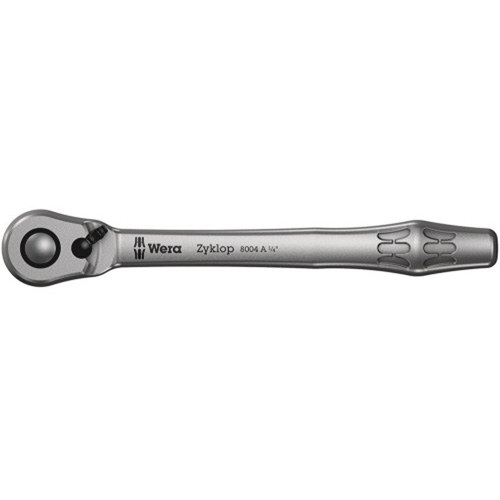 Wera 5004004001 Wera 8004 A Zyklop Metal Ratchet, 1/4 Drive, Switch Lever