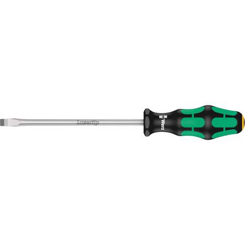 Wera 05007635001 Tapered Slotted Screwdriver, 7 mm, 10-1/16" L, Plastic Handle