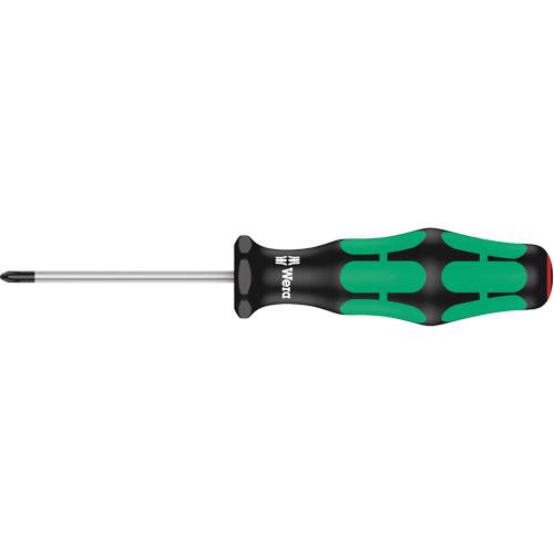 Wera 05008705001 Phillips Screwdriver, #0, 5-5/8" L, Plastic Handle