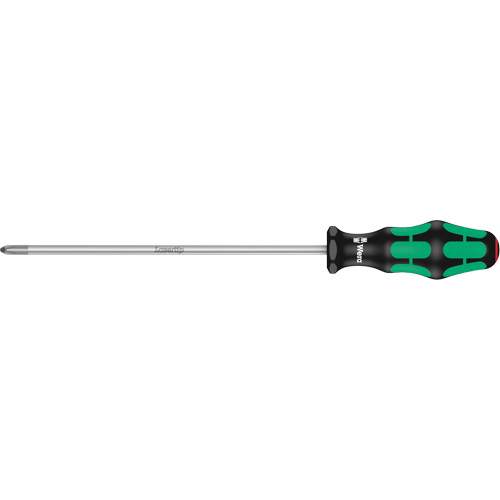 Wera 05008725001 Phillips Screwdriver, #2, 12" L, Plastic Handle