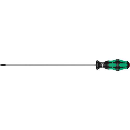 Wera 05008730001 Phillips Screwdriver, #2, 16" L, Plastic Handle
