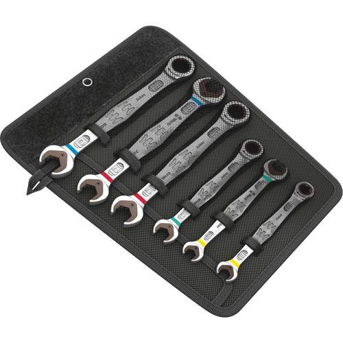 Wera 05020022001 Joker Wrench Set, Combination, 6 Pieces, Metric