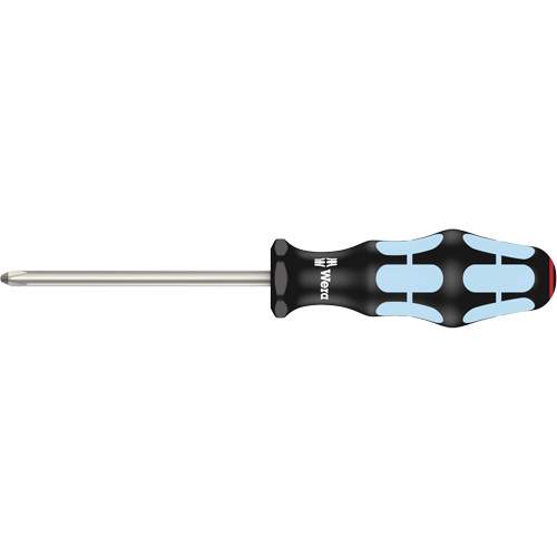 Wera 05032022001 3350 Phillips Screwdriver, #2, 8-1/16" L, Plastic Handle