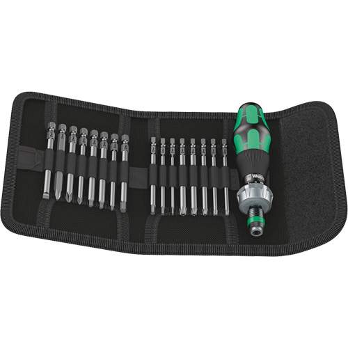 Wera 05051041001 Kraftform Kompakt 60RA Imperial 17 pieces