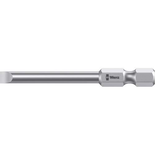Wera 05059466001 Power Screwdriver Bit, Slot, 3 mm Tip, 1/4" Drive Size, 2-3/4" Length