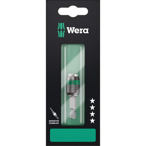 Wera 05073421001 Rapidptor Universal Bitholder, 1/4" Drive Size, 1-31/32" L