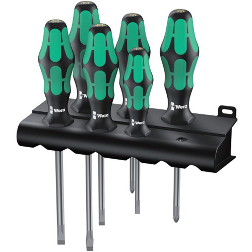 Wera 5105650001 Kraftform Plus Lasertip Screwdriver Set &amp; Rack