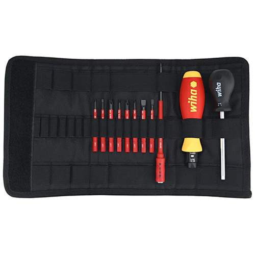 WIHA 28789 11-Piece Insulated TorqueVario-S &amp; SlimLine Blade Set