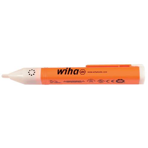 WIHA 32095 Insulated SoftFinish Screwdriver and Cat III Voltage Detector Set with Toolbox Tray