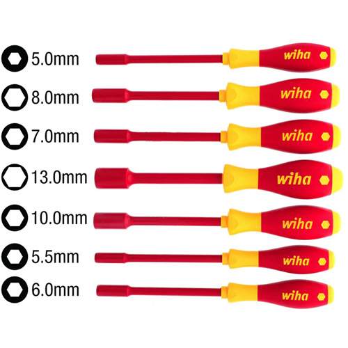 WIHA 32293 Insulated SoftFinish Nut Driver Set