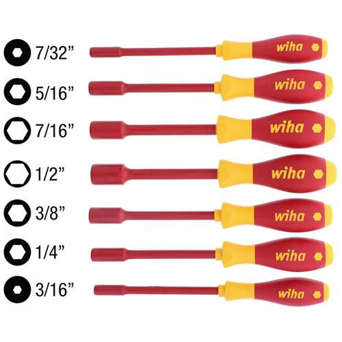 WIHA 32294 Insulated SoftFinish Nut Driver Set