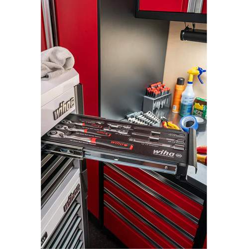 WIHA 33388 9-Piece SoftFinish&reg; Ratchet Tray Set