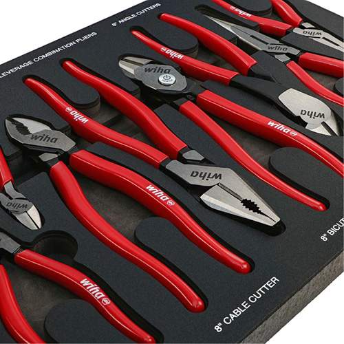 WIHA 34682 Classic Grip Pliers &amp; Cutters Tray Set