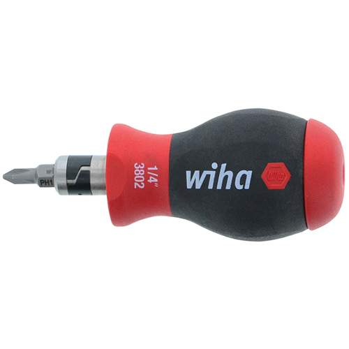 WIHA 38090 14-in-1 SoftFinish Stubby Multi-Bit Driver