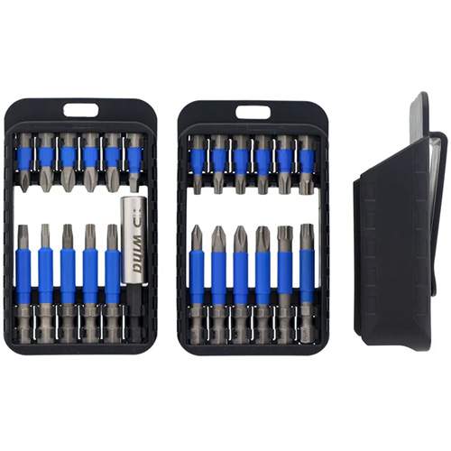 WIHA 70289 TerminatorBlue Impact Driver Bit Set with Belt Clip