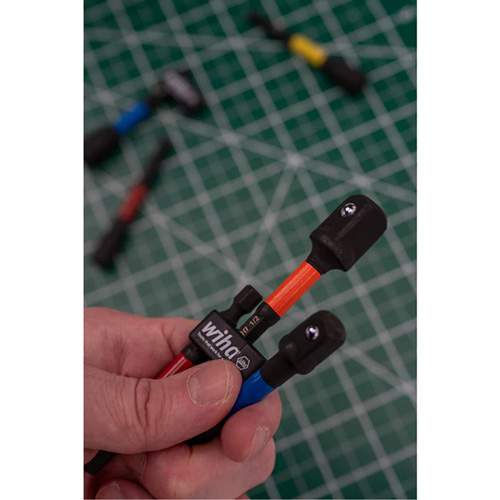 WIHA 70488 3-Piece Colour Coded Socket Adapters