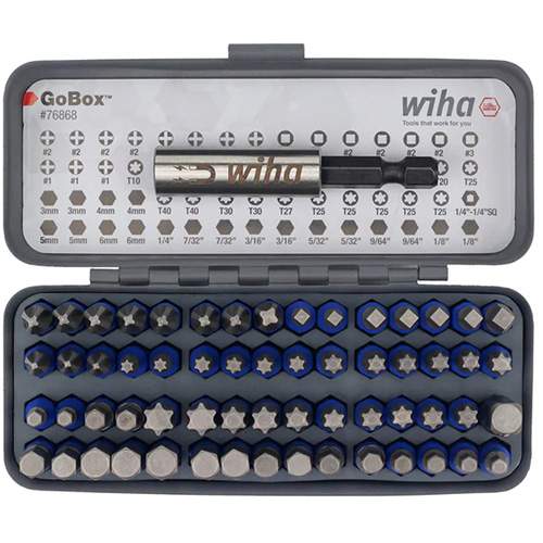 WIHA 76868 GoBox TerminatorBlue Impact Bit Set
