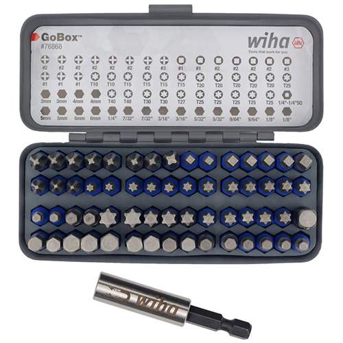 WIHA 76868 GoBox TerminatorBlue Impact Bit Set