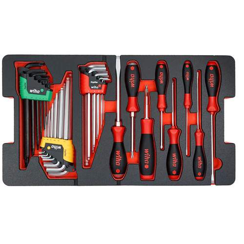 WIHA 92100 Premium Kit In Rolling Tool Box