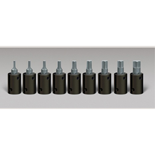 Wright Tool 363 3/8" Drive Metric Hex-Bit Impact Socket Set