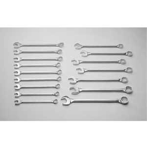 Wright Tool 730 16 Pc 12 Pt Fractional Combination Wrench Set