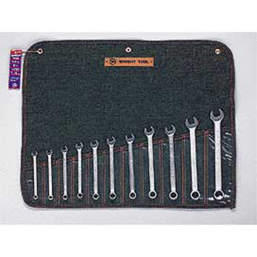 Wright Tool 750 11 Pc 12 Pt Metric Combinationination Wrench Set
