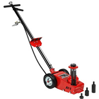 American Forge & Foundry 565F Air Assist Truck Axle Jack, 22 Ton Capacity, 8-1/4" Lowered, 21-1/2" Raised