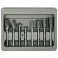 Astro Pneumatic 2181 Burr Set, Carbide, 8 Piece