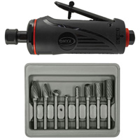Astro Pneumatic 2181B Die Grinder / Rotary Burr Set