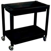 2 Shelf Utility Cart - Black AST8330 | ToolDiscounter
