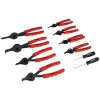 Astro Pneumatic 9401 Snap Ring Pliers Set, Internal / External, 10 Pc